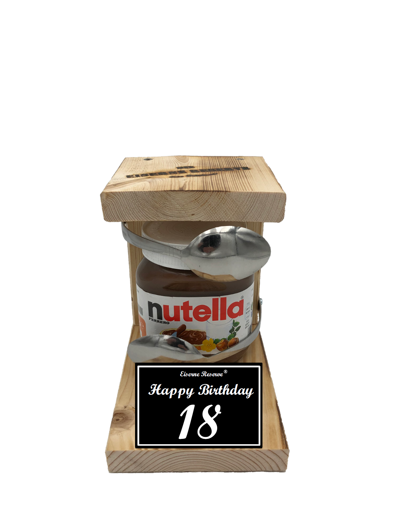 Geschenke zum 18. Geburtstag mit Nutella - DIE Geschenkidee